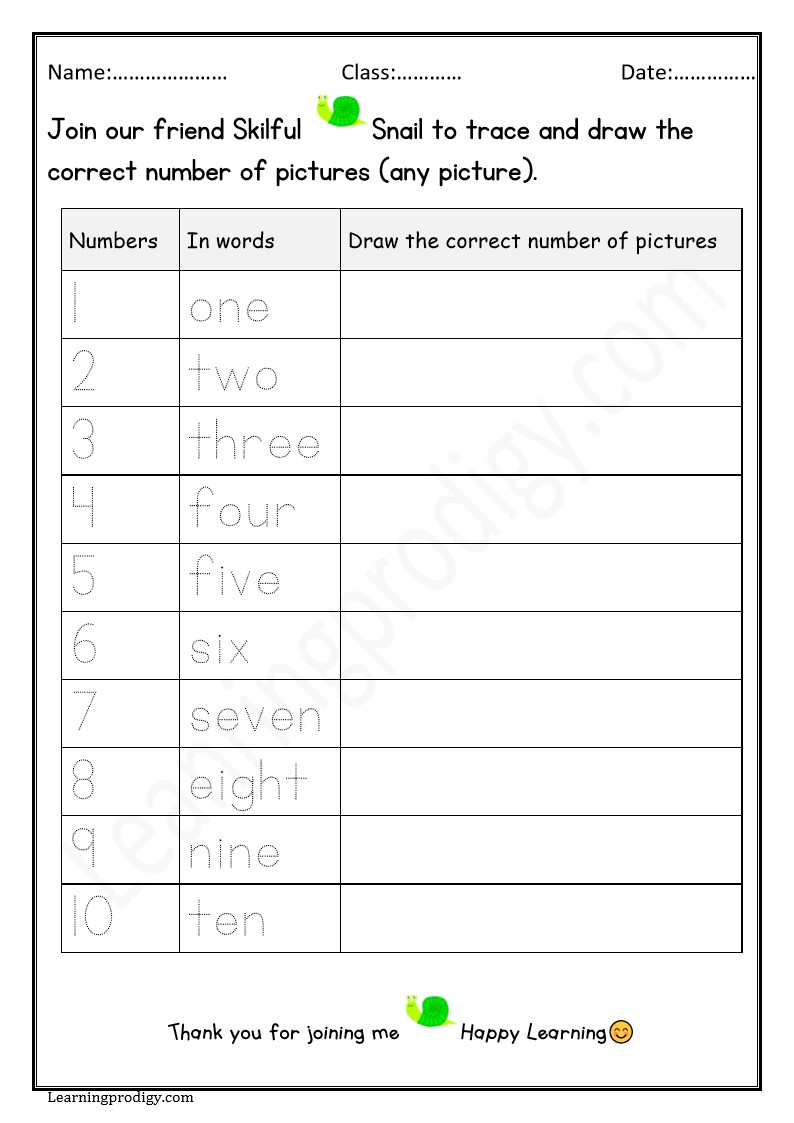 Free Printable Math Numbers Tracing Worksheet for Preschoolers.